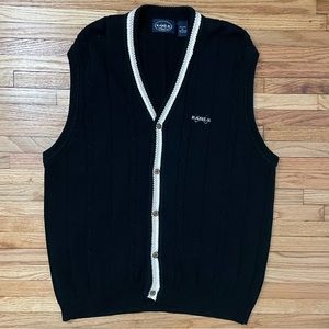 Vintage Golf Cardigan Sweater-vest